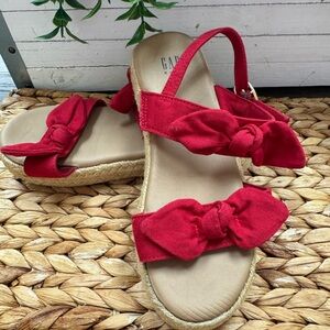 Girls Gap Red Sandals
